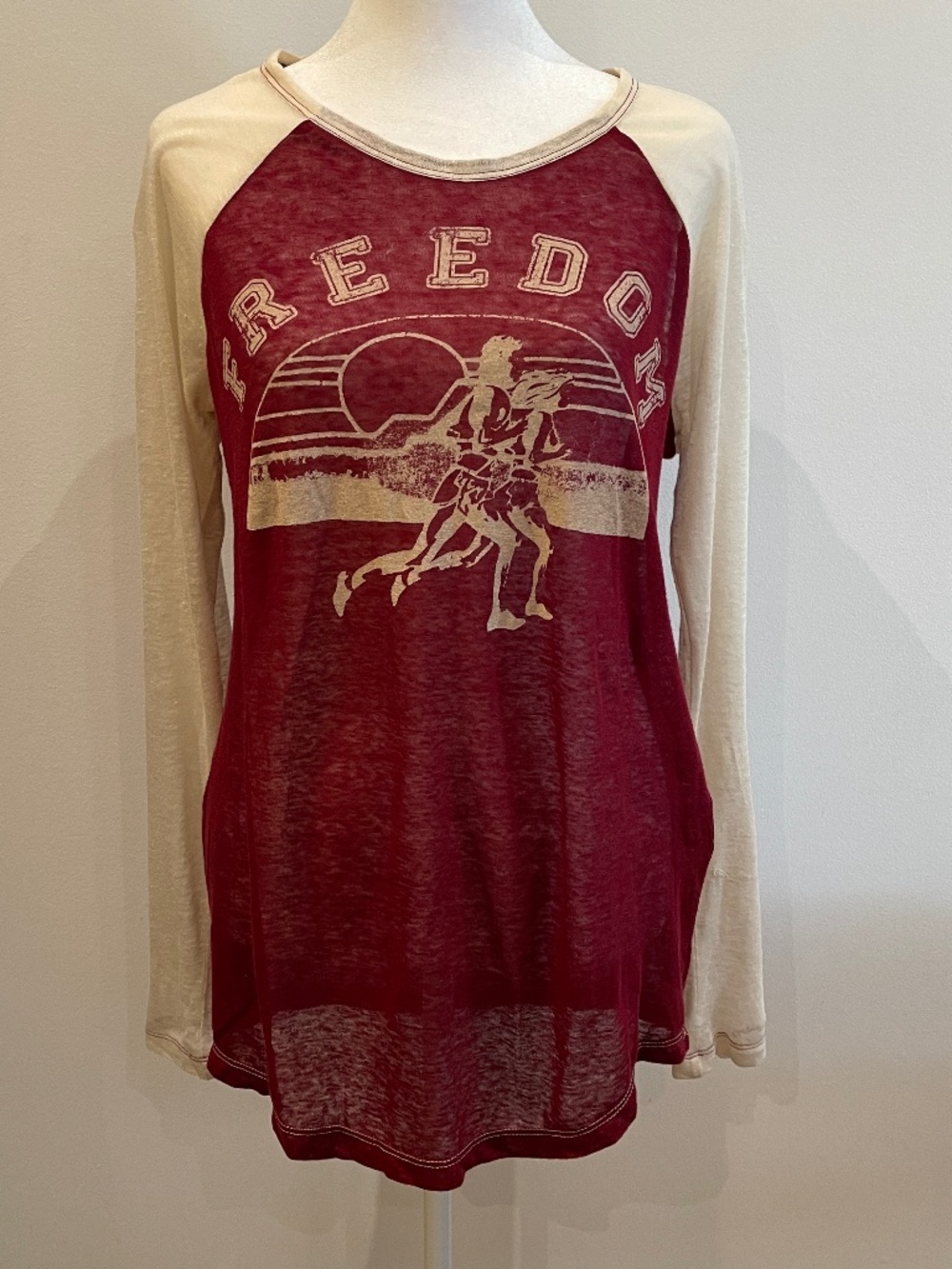 Isabel Marant Etoile Long-Sleeved Vintage Top Freedom Size Large